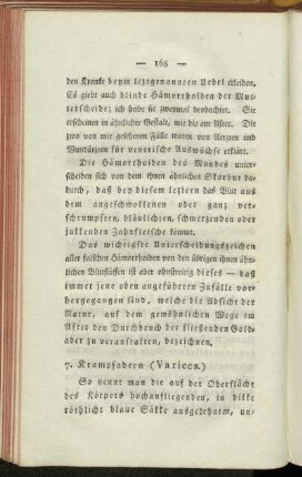 7. Krampfadern (Varices.)