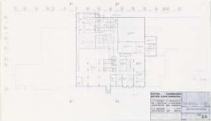 Hotel (»InterContinental«), Hamburg: Grundriss UG 1:200