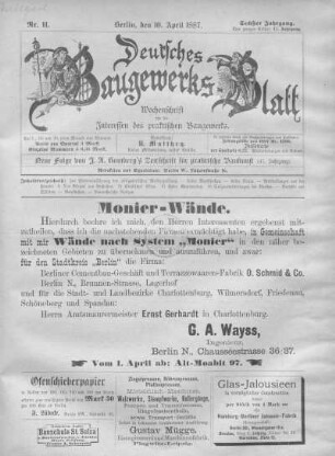 47. Jahrgang. No. 11.