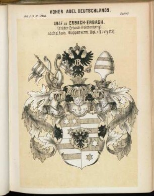 Taf. 12. Graf zu Erbach-Erbach. (früher Erbach-Reichenberg)