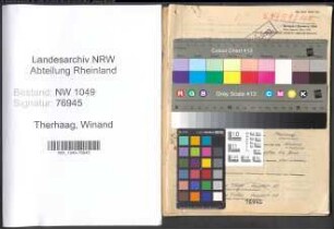 Entnazifizierung Winand Therhaag , geb. 26.02.1900 (Angestellter)