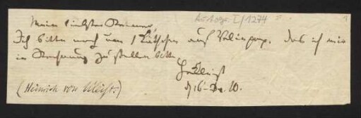 Brief an Georg Andreas Reimer, 16.12.1810