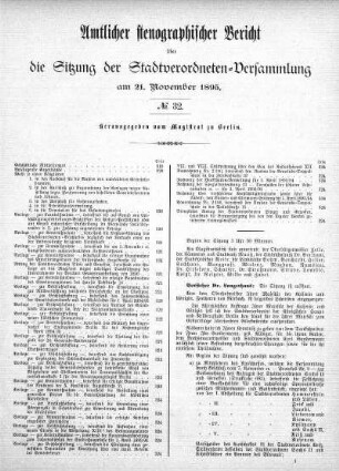 No. 32, 21. November 1895