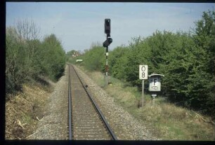 Strecke in km 0+800