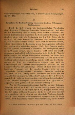 Konkurs-Ordnung für das Deutsche Reich nebst Einführungs-Gesetz