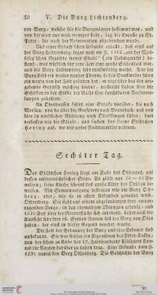 Sechster Tag