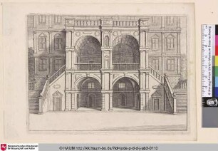 [Bauwerk mit Loggia; Building with Loggia]