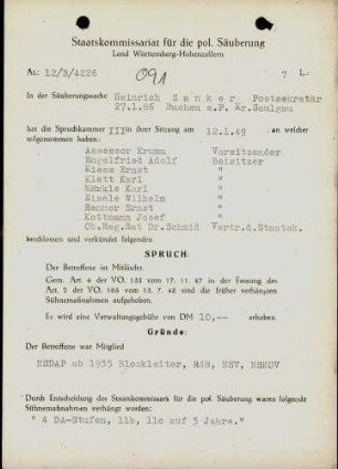 Zanker, Heinrich