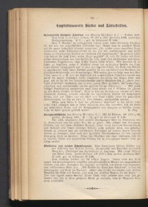 Empfehlenswerte Bücher und Zeitschriften
