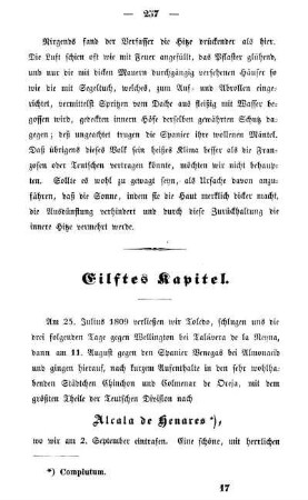 Eilftes Kapitel.