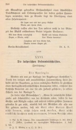 348-357 Die lutherischen Bekenntnisschriften : Fortsetzung