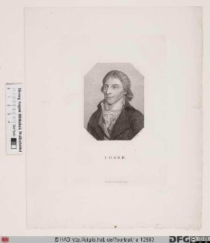 Bildnis Justus Christian Loder (1809 von)