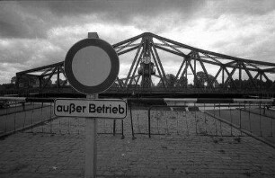 Rendsburg: stillgelegte alte Drehbrücke