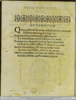 Ad Christum