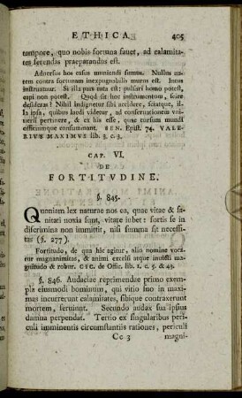 Cap. VI. De Fortitudine