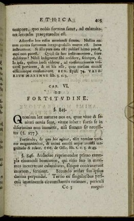 Cap. VI. De Fortitudine