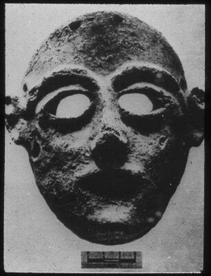 Tell el-Kedah, Kultmaske a. gebr. Ton, 13.Jhd., Area F