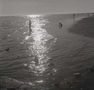 Abend am Nordseestrand - Evening by the Northsea beach : Cuxhaven. Am Strand