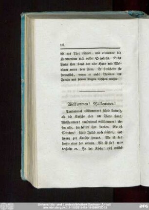 Willkommen! Willkommen!
