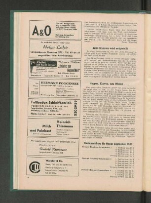 Rentenzahlung für Monat September 1963