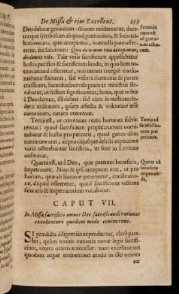 253-263, Caput VII