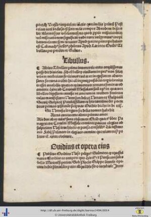 Ovidius et opera eius.