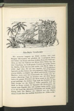 Rätselhaftes Verschwinden