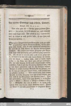 Am vierten Sonntage nach Ostern, Cantate.