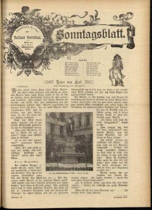 Ausgabe vom Sonntag, den 15. November 1908.