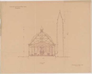 Bestelmeyer, German; Bamberg (Bayern); Ev. Erlöserkirche - Querschnitt