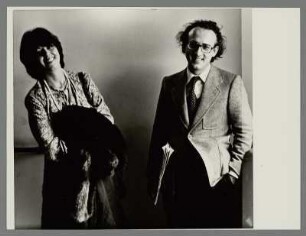 Maurizio Pollini : Portrait des Pianisten Maurizio Pollini mit Frau in der Komischen Oper Berlin
