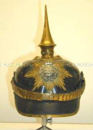 Helm Modell 1871, für Offiziere der Linien-Infanterie