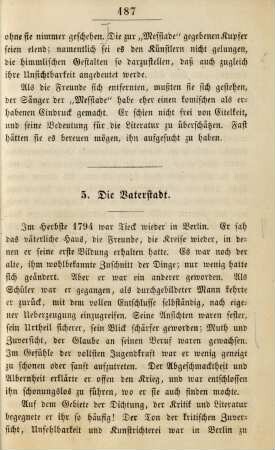 5. Die Vaterstadt