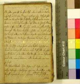 Tagebuch des Friedrich Gieße. Geführt während des russischen Feldzugs, 25. Oktober 1812-Februar 1813. 1. Überarbeitung?