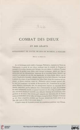 Combat des dieux