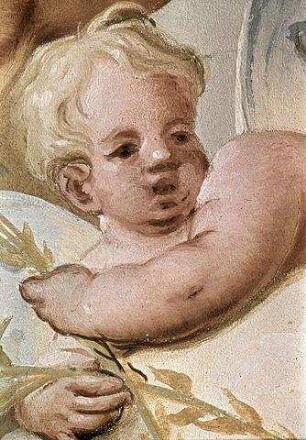 Engel mit dem Bild der Immaculata