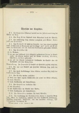 Übersicht der Satzlehre.