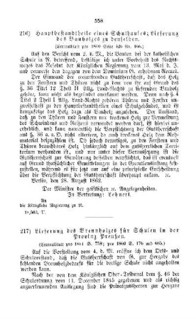 Hauptbestandtheile eines Schulhauses; Lieferung des Bauholzes zu denselben : [V. Elementarschulwesen]