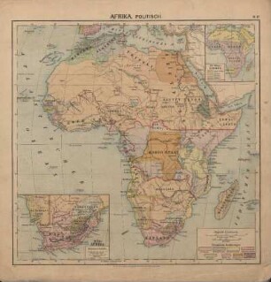 Afrika, politisch, Süd-Afrika, Die Völker Afrika's