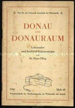 Broschüre über die Bedeutung des Donauraumes für die deutsche Wirtschaft