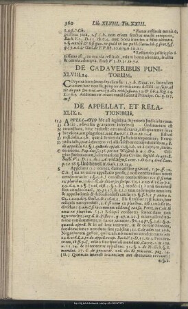 Liber XLIX. De Appellat. Et Relationibus