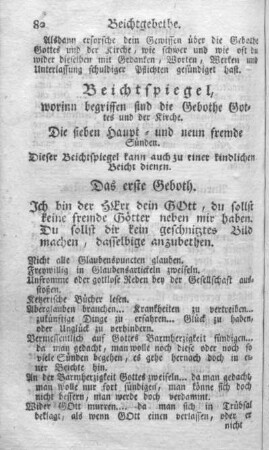 Beichtspiegel.