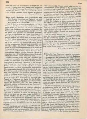 229-230 [Rezension] Kinck, Hans Ernst, Machiavelli