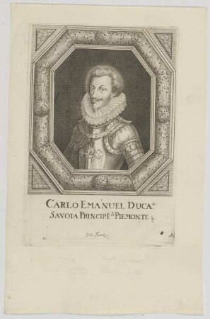 Bildnis des Carli Emanuel I., Herzog von Savoyen
