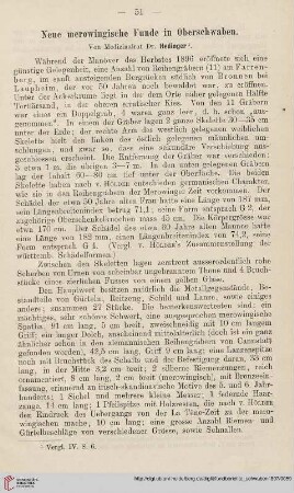 5: Neue merowingische Funde in Oberschwaben