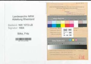 Entnazifizierung Fritz Bilke , geb. 19.11.1892 (Lehrer)