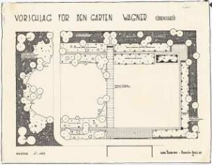 Garten Wagner, Lüdenscheid: Gartenplan 1:100