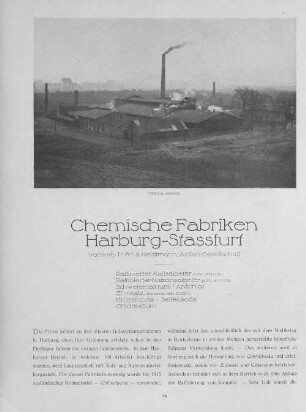 Chemische Fabriken Haburg-Stassfurt vormals Thörl & Heidtmann, Actien-Gesellschaft