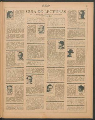 Guía de lecturas : De las últimas ediciones nacionales y extranjeras