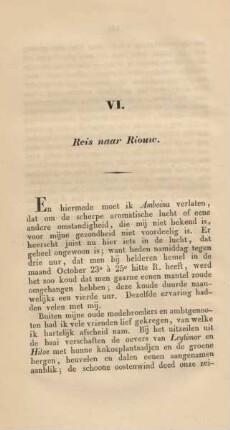 VI. Reis naar Riouw